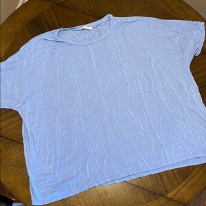 Zenana Outfitters Blue Short Sleeve Tee